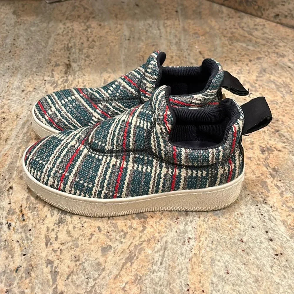Celine Love Life tweed platform slip on sneakers